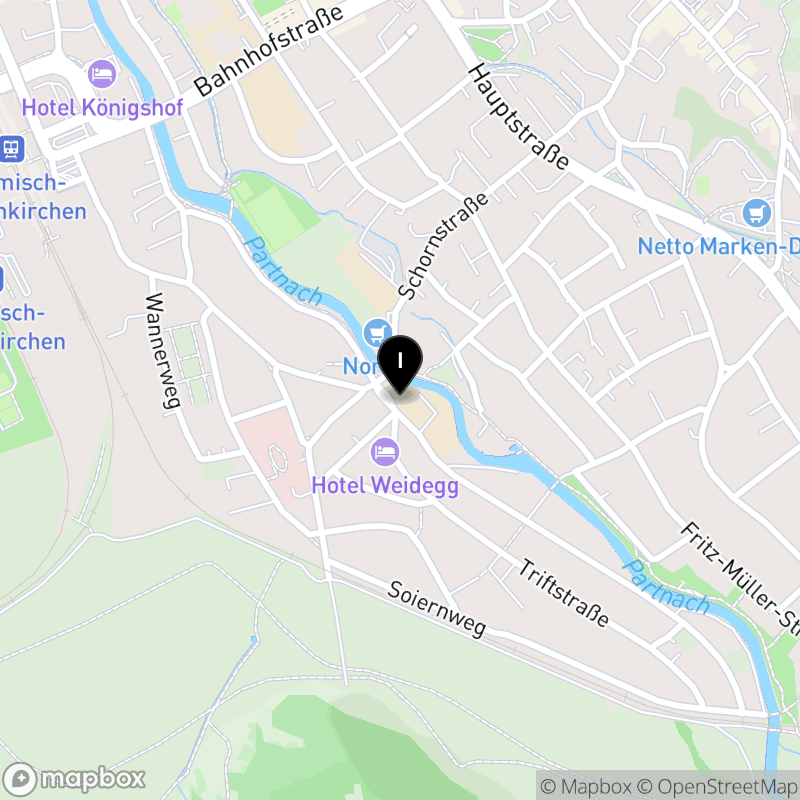 Kartenausschnitt:Staatliche Berufsfachschule für Kinderpflege Garmisch-Partenkirchen