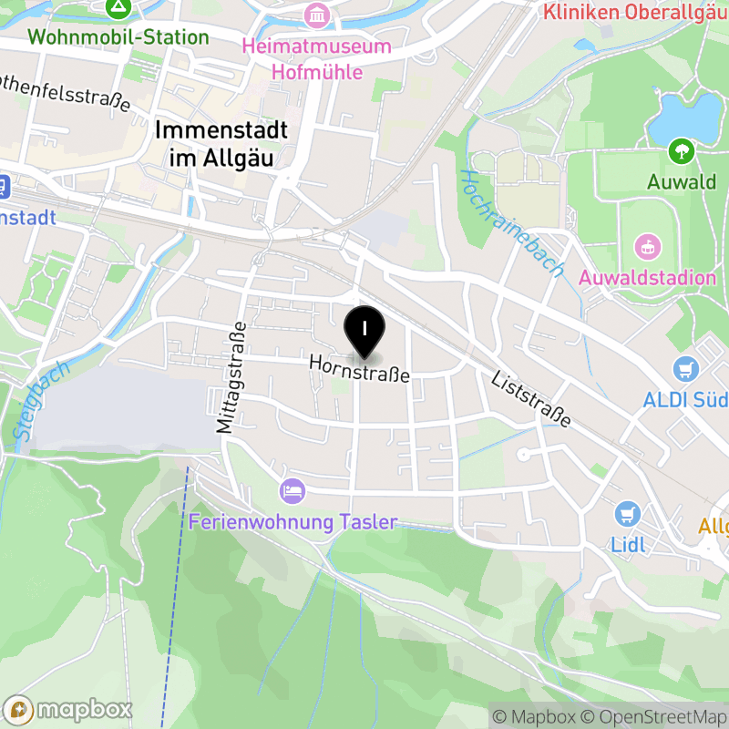 Kartenausschnitt:Berufsfachschule für Altenpflegehilfe Immenstadt im Allgäu (bfz)