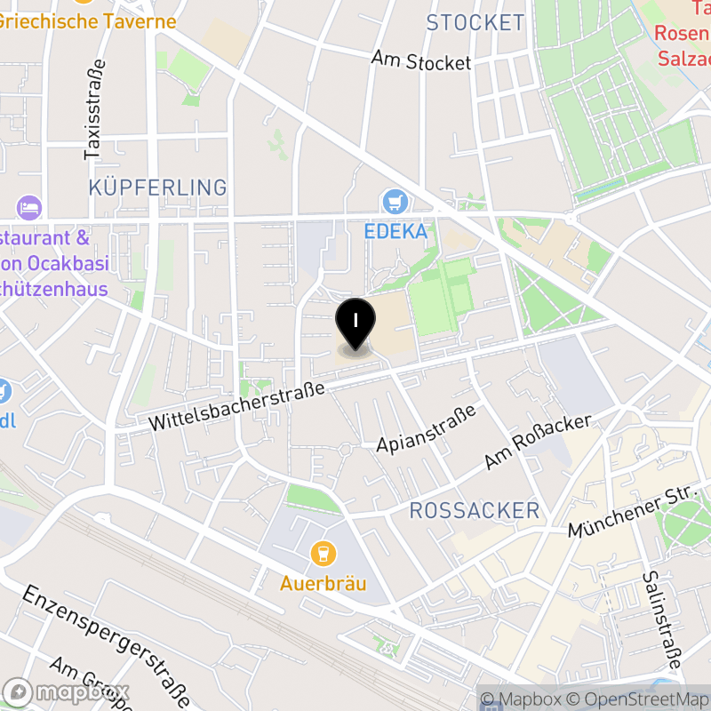 Kartenausschnitt:Staatliche Berufsfachschule für Kinderpflege Rosenheim