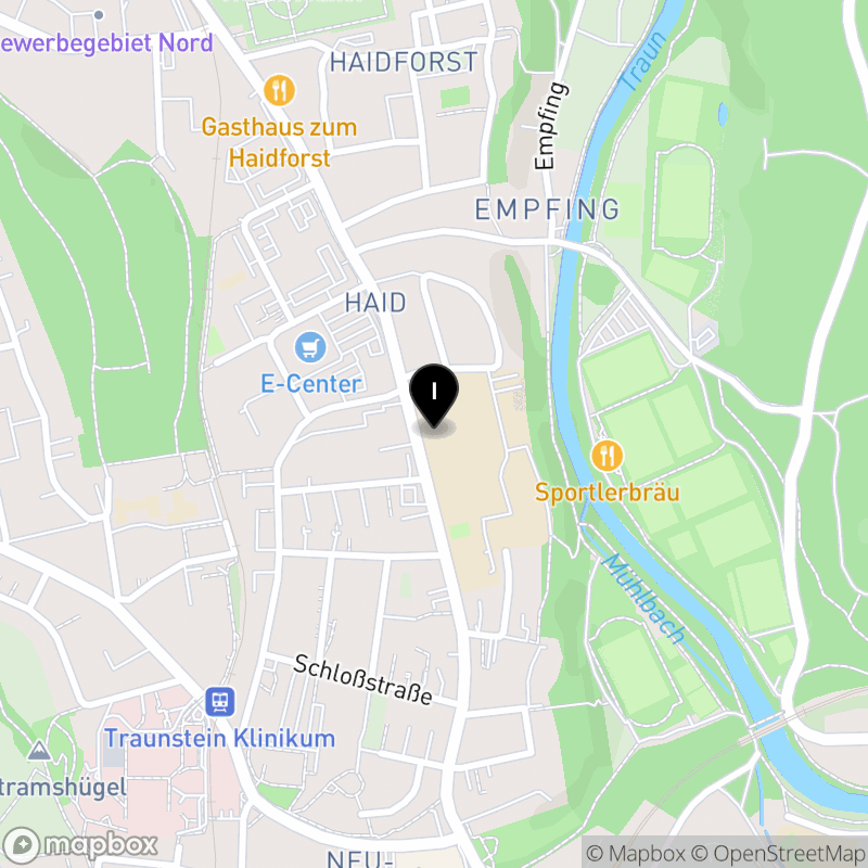 Kartenausschnitt:Staatl. Berufsschule I Traunstein   