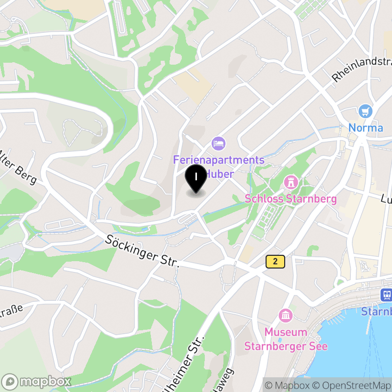 Kartenausschnitt:Staatliche Berufsfachschule für Kinderpflege Starnberg