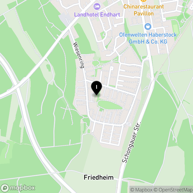 Kartenausschnitt:Berufsfachschule für Altenpflegehilfe der Berufsfachschulen Heimerer GmbH Landsberg am Lech