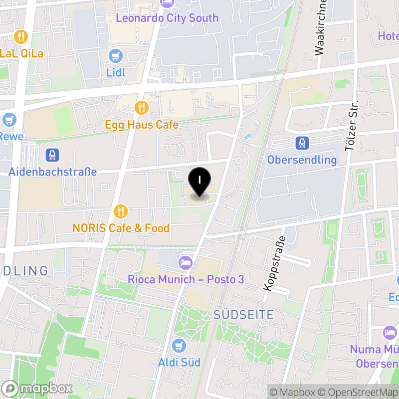 Kartenausschnitt:Fachakademie für Sprachen und internationale Kommunikation des Sprachen- und Dolmetscher-Instituts München