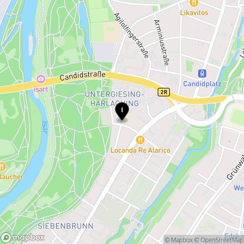 Kartenausschnitt:Chemieschule Dr. Erwin Elhardt Berufsfachschule für chemisch-technische und umweltschutztechnische Assistenten München