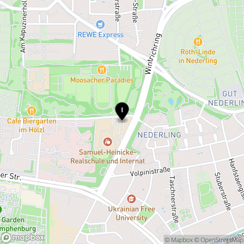 Kartenausschnitt:Fachschule für Heilerziehungspflegehilfe der Franziskuswerk Schönbrunn gGmbH in München