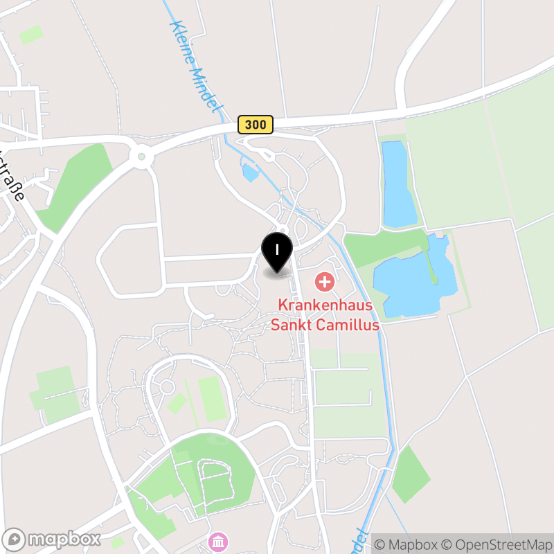 Kartenausschnitt:Fachschule für Heilerziehungspflege und -pflegehilfe Ursberg des Dominikus-Ringeisen-Werkes