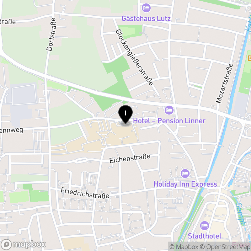 Kartenausschnitt:Staatliche Berufsfachschule für Kinderpflege Erding