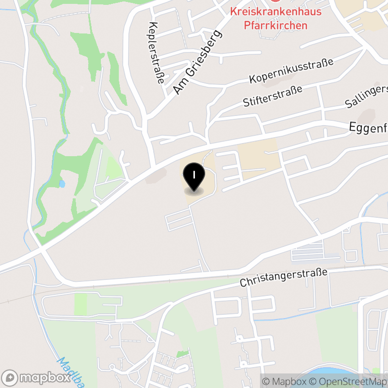 Kartenausschnitt:Staatliche Berufsfachschule für Kinderpflege Pfarrkirchen