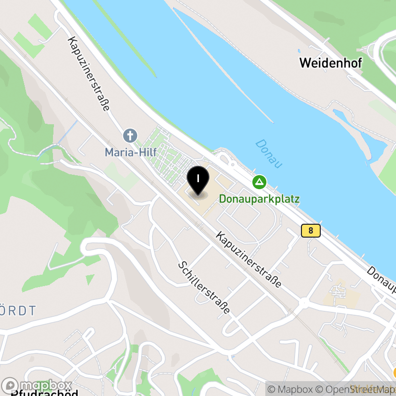 Kartenausschnitt:Staatliche Berufsfachschule für Kinderpflege Vilshofen an der Donau