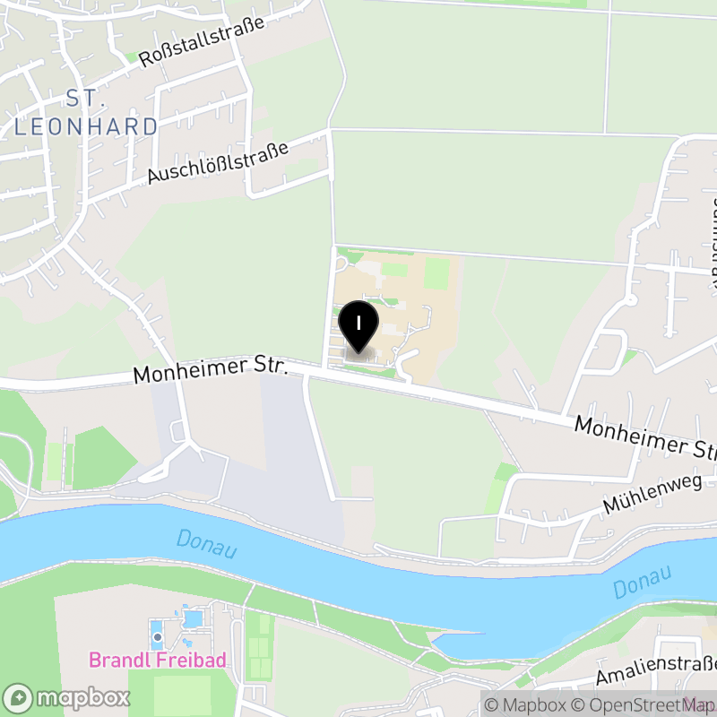 Kartenausschnitt:Staatliche Berufsfachschule für Kinderpflege Neuburg an der Donau