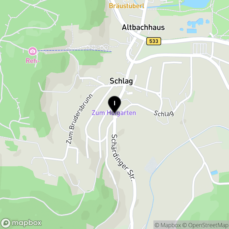 Kartenausschnitt:Staatliche Berufsfachschule für Kinderpflege Grafenau