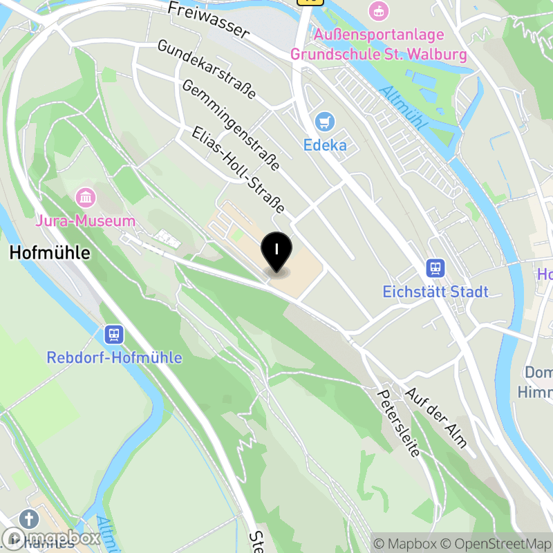 Kartenausschnitt:Staatliche Berufsfachschule für Kinderpflege Eichstätt