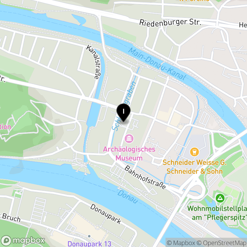 Kartenausschnitt:Private Berufsfachschule für Altenpflegehilfe Kelheim der Döpfer Schulen Regensburg GmbH