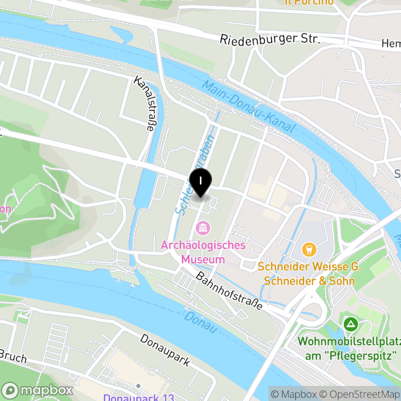 Kartenausschnitt:Private Berufsfachschule für Pflege Kelheim der Döpfer Schulen Regensburg GmbH