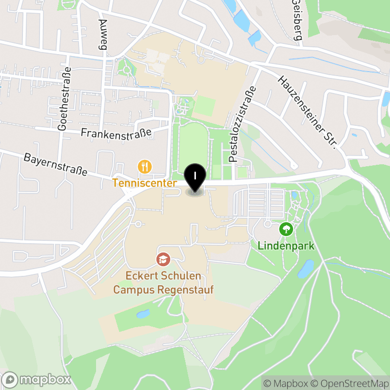 Kartenausschnitt:Private Berufsfachschule für Notfallsanitäter der Malteser Hilfsdienst gGmbH in Regenstauf