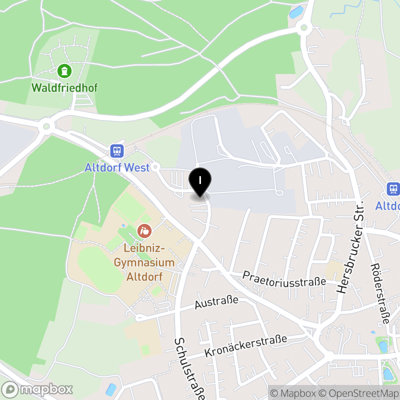 Kartenausschnitt:Fachakademie für Sozialpädagogik Altdorf des Landkreises Nürnberger Land