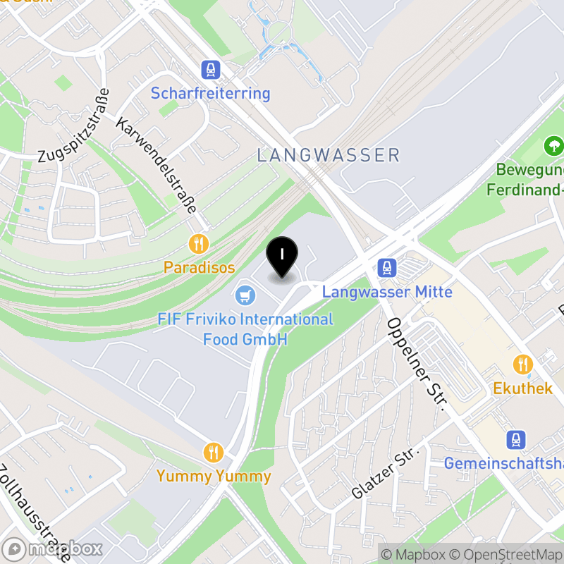 Kartenausschnitt:Berufsfachschule für Pflege Nürnberg der Rummelsberger Dienste für Menschen gGmbH