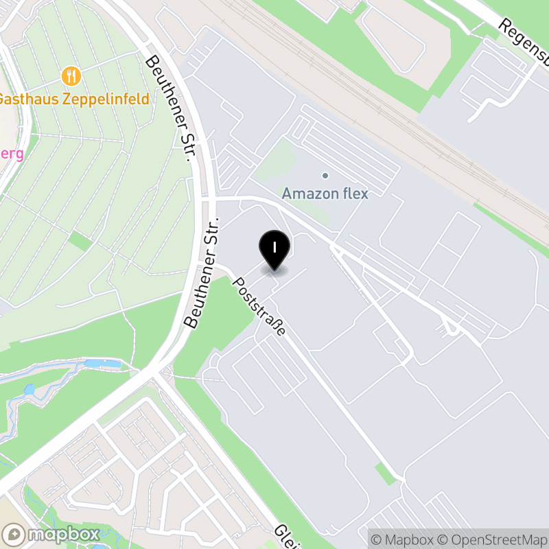 Kartenausschnitt:Berufsfachschule für Notfallsanitäter Nürnberg des BRK Kreisverbandes Nürnberg-Stadt