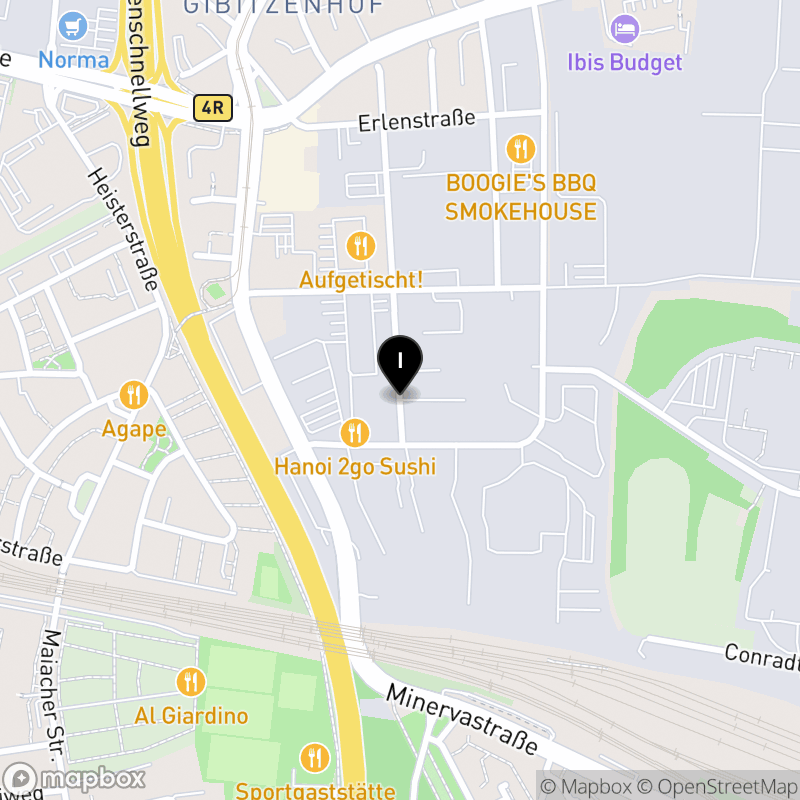 Kartenausschnitt:Berufsfachschule für Fremdsprachenberufe Nürnberg