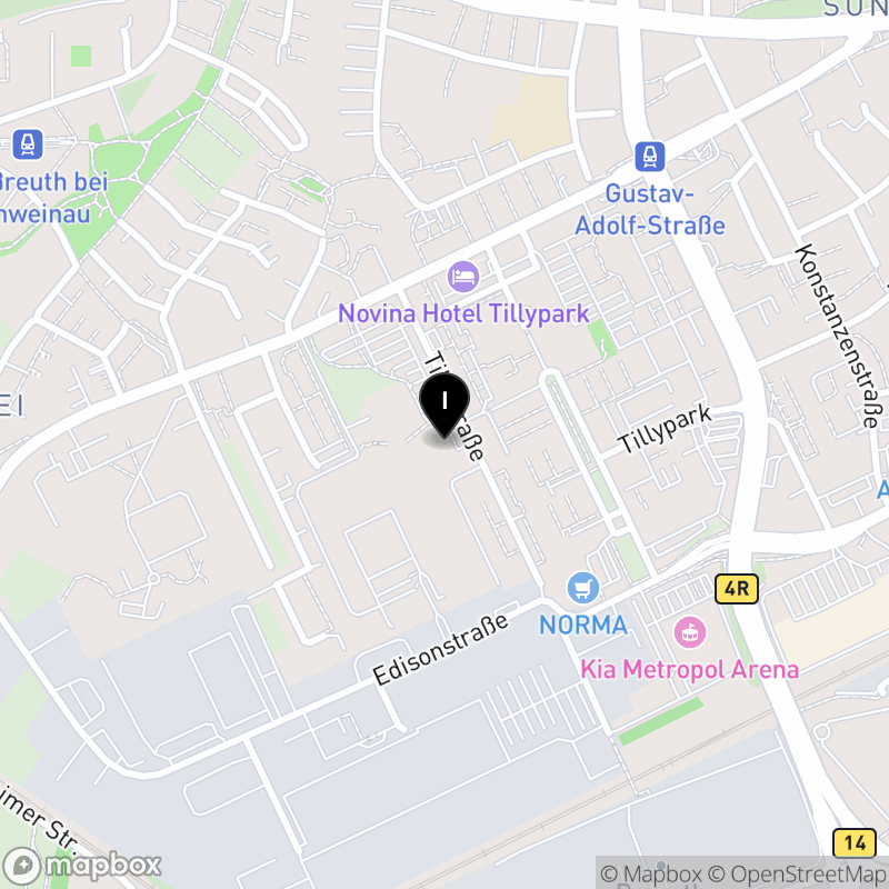 Kartenausschnitt:Berufsfachschule für biologisch-technische Assistenten Nürnberg der Gemeinnützigen Gesellschaft Semper Bildungsewerk mbH