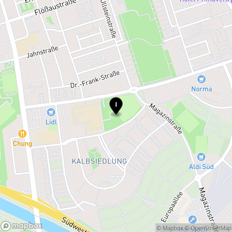 Kartenausschnitt:Fachakademie für Sozialpädagogik Fürth der Diakoneo KdöR