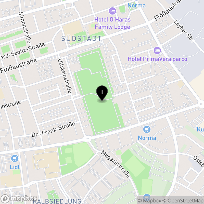 Kartenausschnitt:Berufsfachschule für Pflege Fürth der Diakoneo KdöR