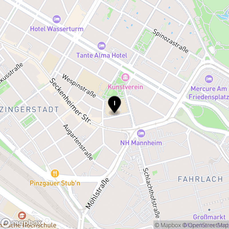 Kartenausschnitt:Helene-Lange-Schule Mannheim (Hauptstelle)