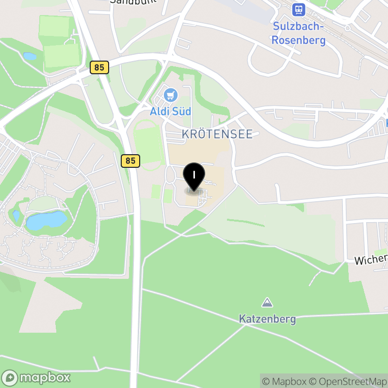 Kartenausschnitt:Staatliche Fachakademie für Sozialpädagogik Sulzbach-Rosenberg