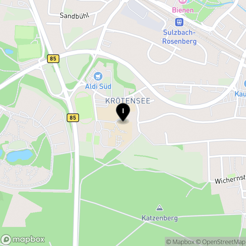 Kartenausschnitt:Staatliche Berufsfachschule für Kinderpflege Sulzbach-Rosenberg