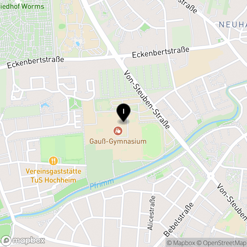 Kartenausschnitt:BBS Ilse-Lang-Schule Wirtschaft Worms