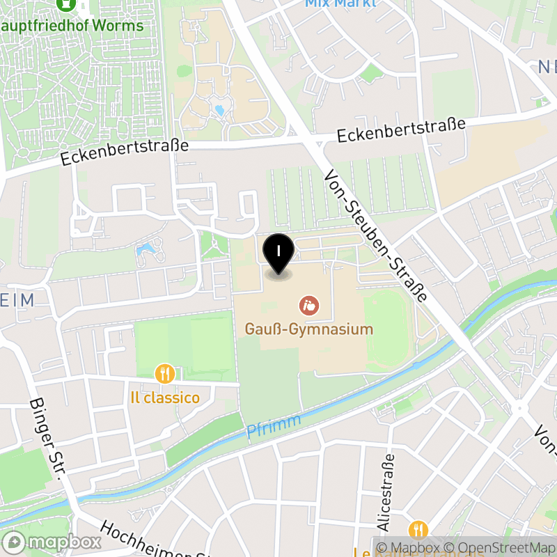 Kartenausschnitt:BBS Worms Karl-Hofmann-Schule