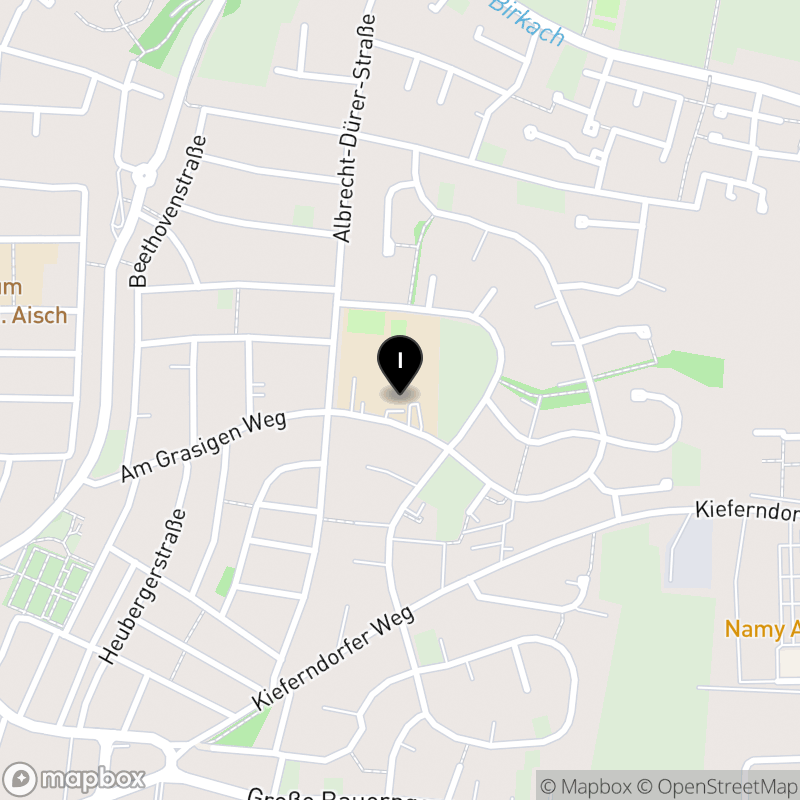 Kartenausschnitt:Staatliche Berufsfachschule für Kinderpflege Höchstadt an der Aisch