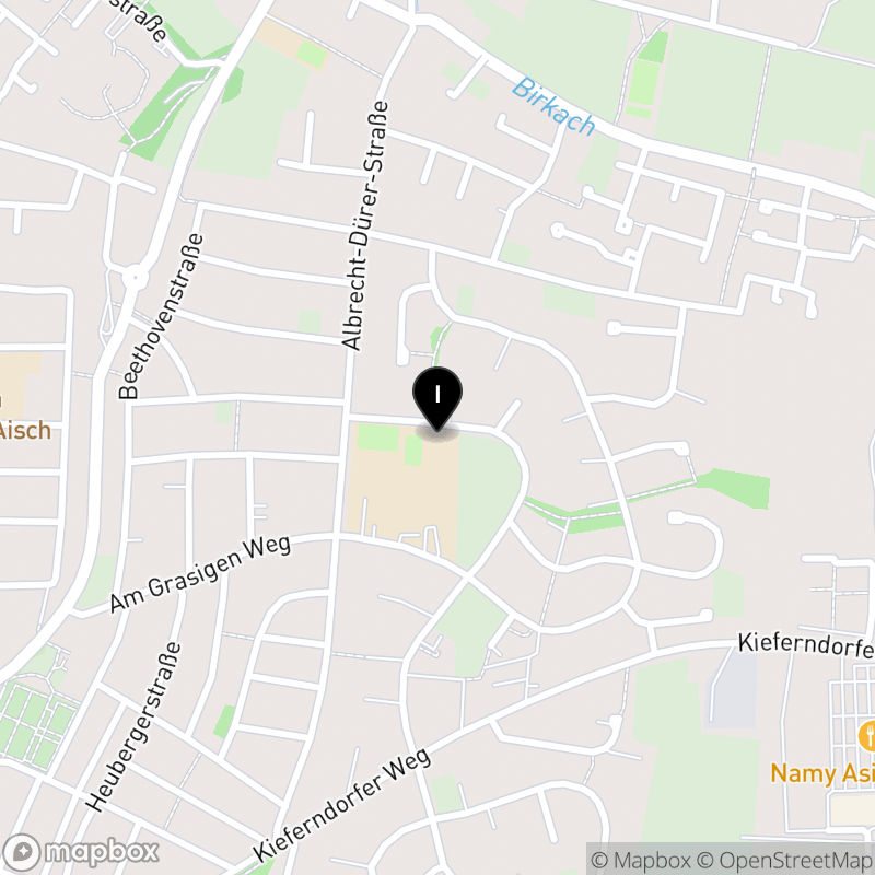 Kartenausschnitt:Fachakademie für Sozialpädagogik Höchstadt an der Aisch des Landkreises Erlangen-Höchstadt