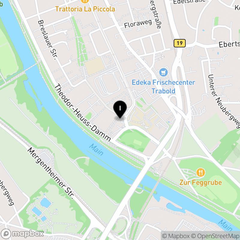 Kartenausschnitt:Klara-Oppenheimer-Schule, Städtische Berufsfachschule für Ernährung und Versorgung Würzburg