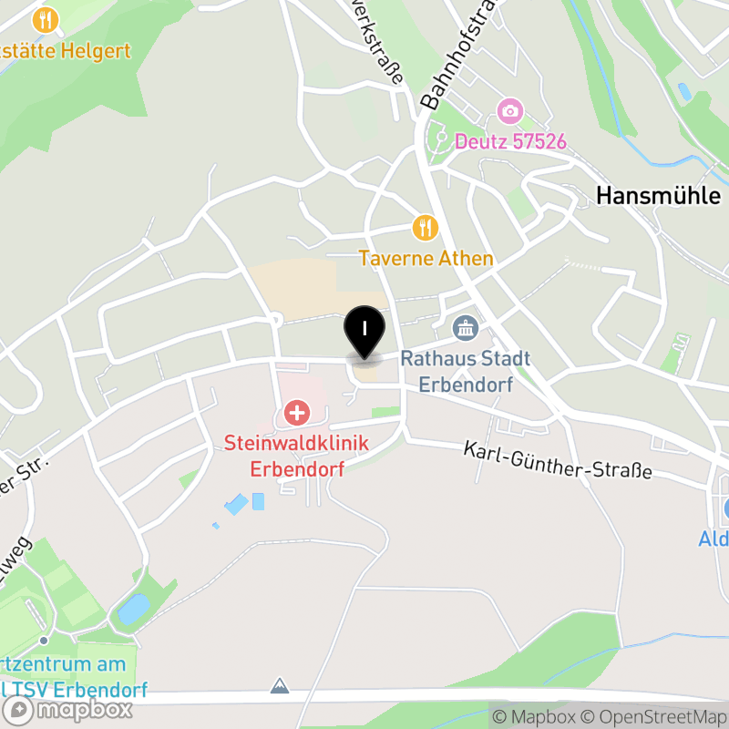 Kartenausschnitt:Private Berufsfachschule für Pflege des BBZ Erbendorf e. V. in Erbendorf