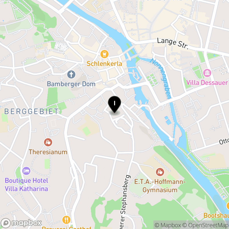 Kartenausschnitt:Berufsfachschule für Kinderpflege Mariahilf der Erzdiözese Bamberg