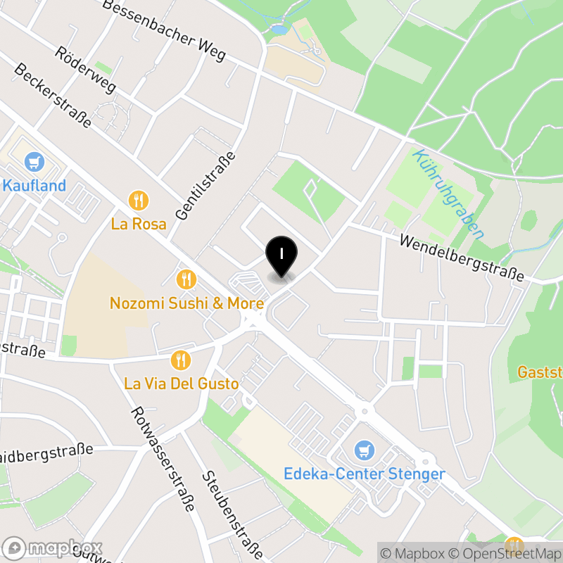 Kartenausschnitt:Berufsfachschule für Altenpflegehilfe Aschaffenburg der Hans-Weinberger-Akademie der Arbeiterwohlfahrt