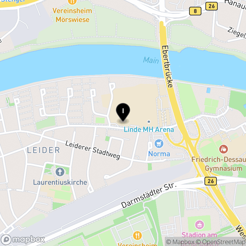 Kartenausschnitt:Staatliche Berufsfachschule für Kinderpflege Aschaffenburg