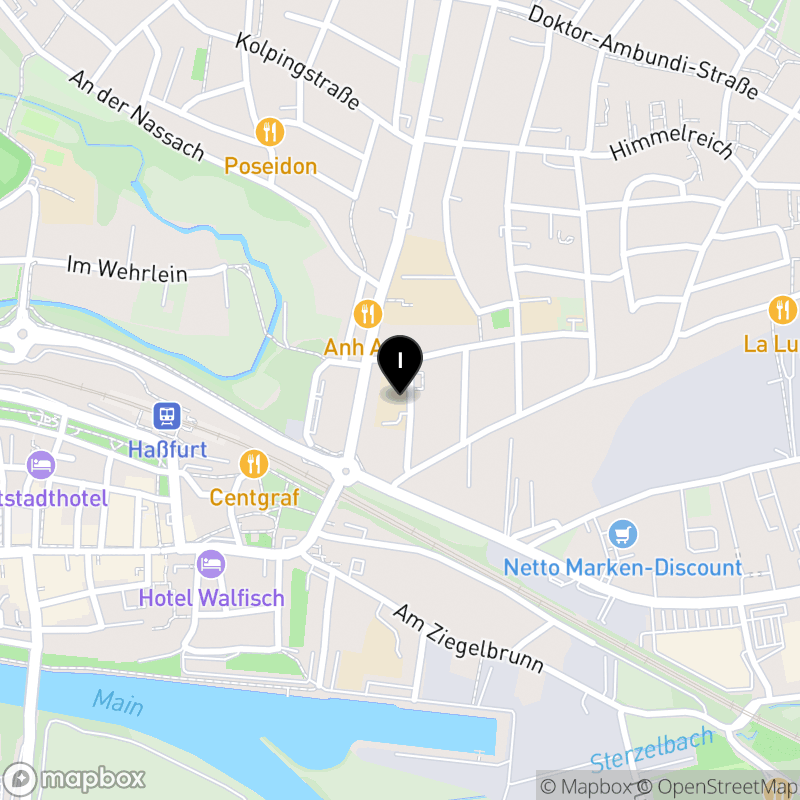 Kartenausschnitt:Fachschule für Grundschulkindbetreuung Haßfurt der Caritas-Schulen gGmbH