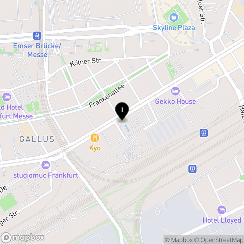 Kartenausschnitt:SRH Fachschulen Frankfurt