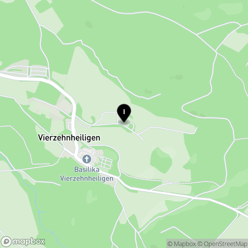 Kartenausschnitt:Berufsfachschule für Kinderpflege St. Kunigund in Vierzehnheiligen