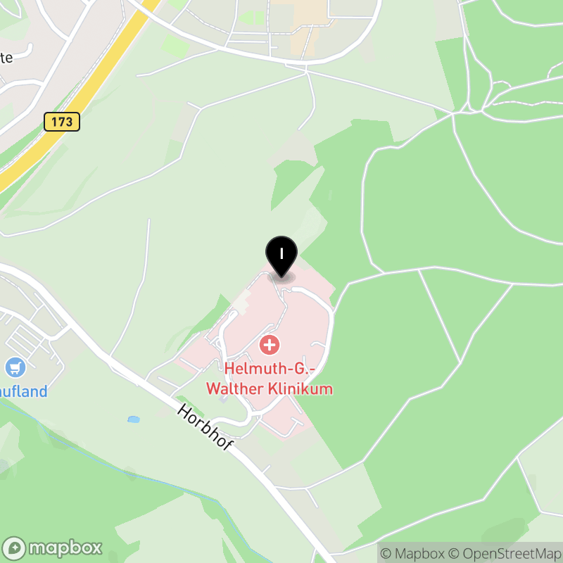 Kartenausschnitt:Berufsfachschule für Pflege der Helmut-G.-Walther-Klinikum Lichtenfels GmbH