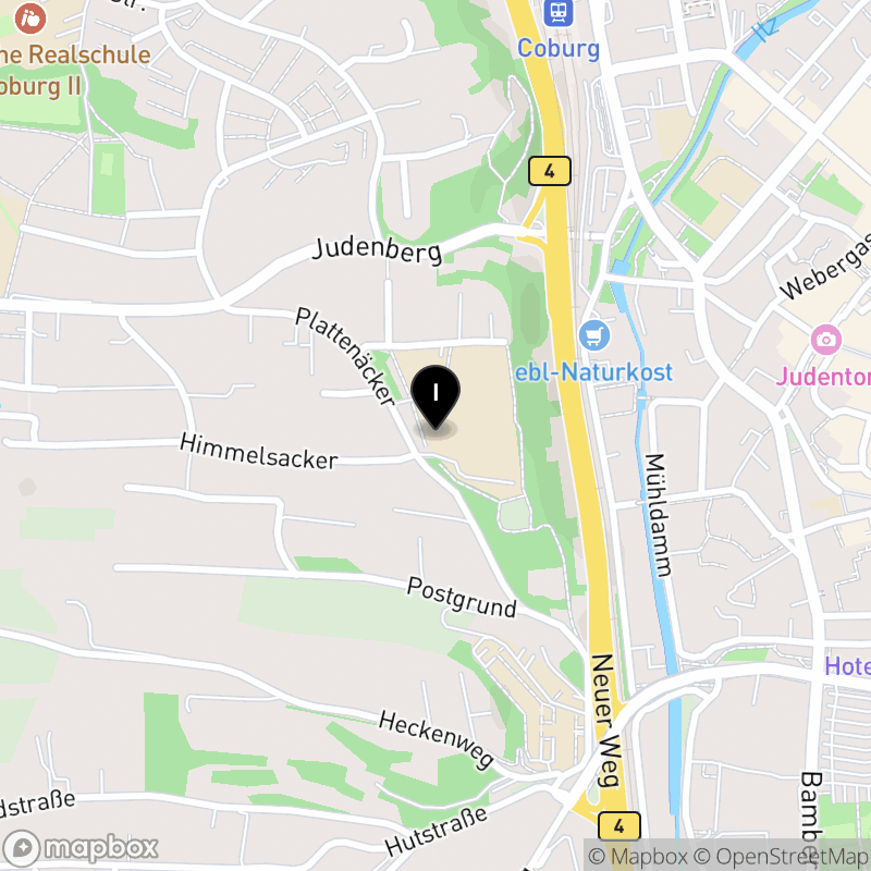 Kartenausschnitt:Freiherr-von-Rast-Schule Staatl. Berufsschule I Coburg  