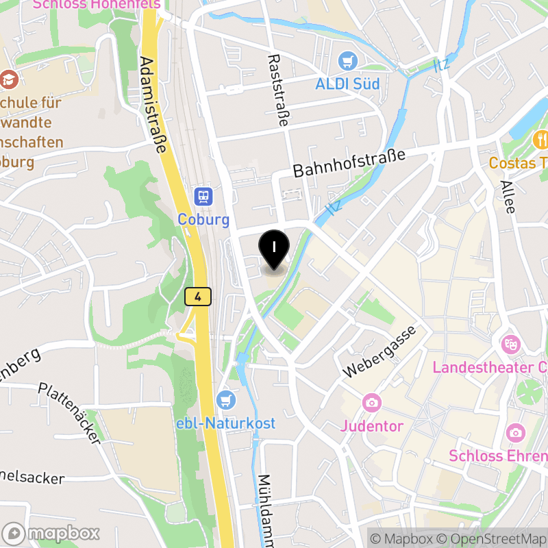 Kartenausschnitt:Staatliche Berufsschule II Coburg   
