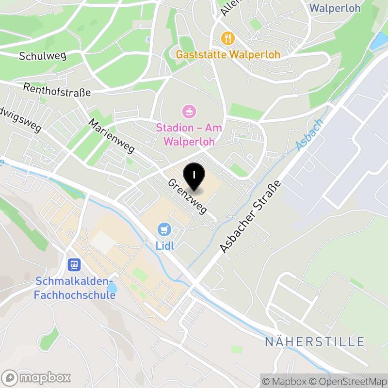 Kartenausschnitt:Staatliches Berufsbildungszentrum