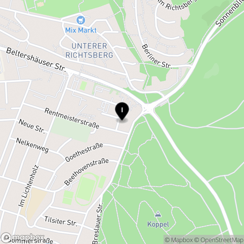 Kartenausschnitt:Lebenshilfe Fachschule für Sozialwesen