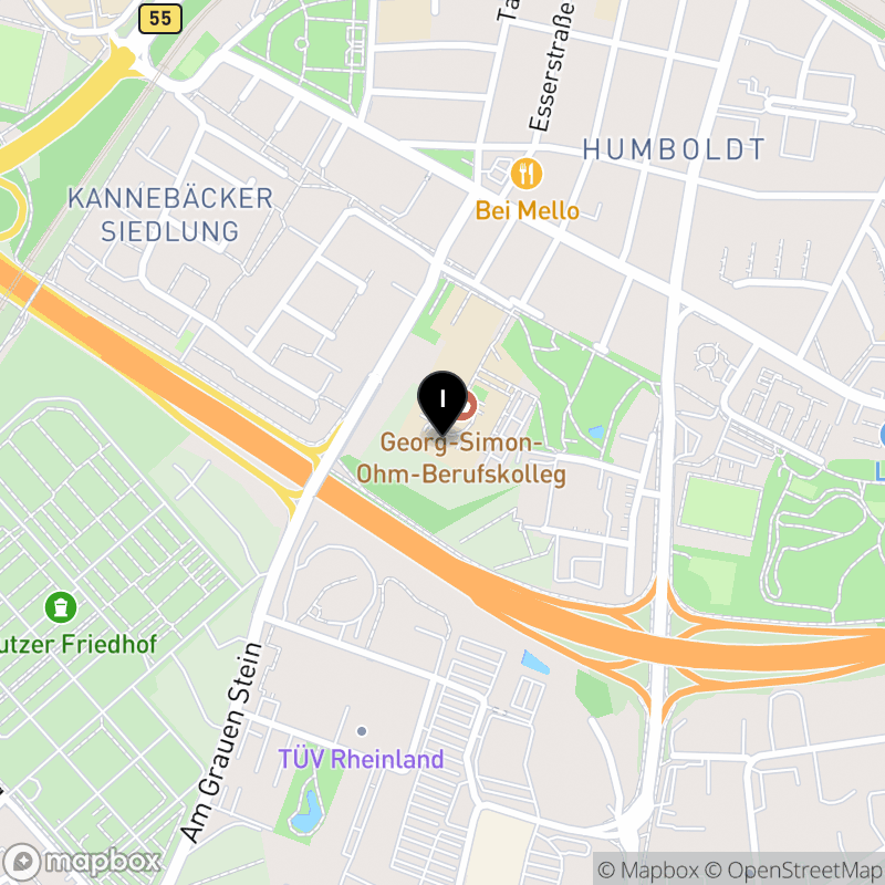 Kartenausschnitt:Georg-Simon-Ohm-Berufskolleg Köln