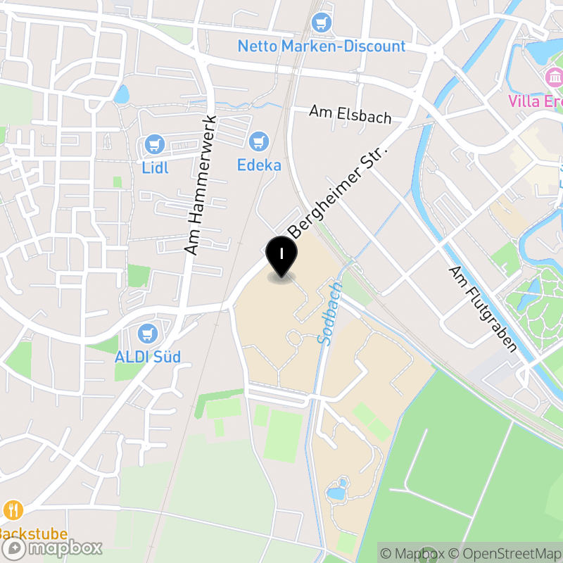 Kartenausschnitt:Berufsbildungszentrum Grevenbroich