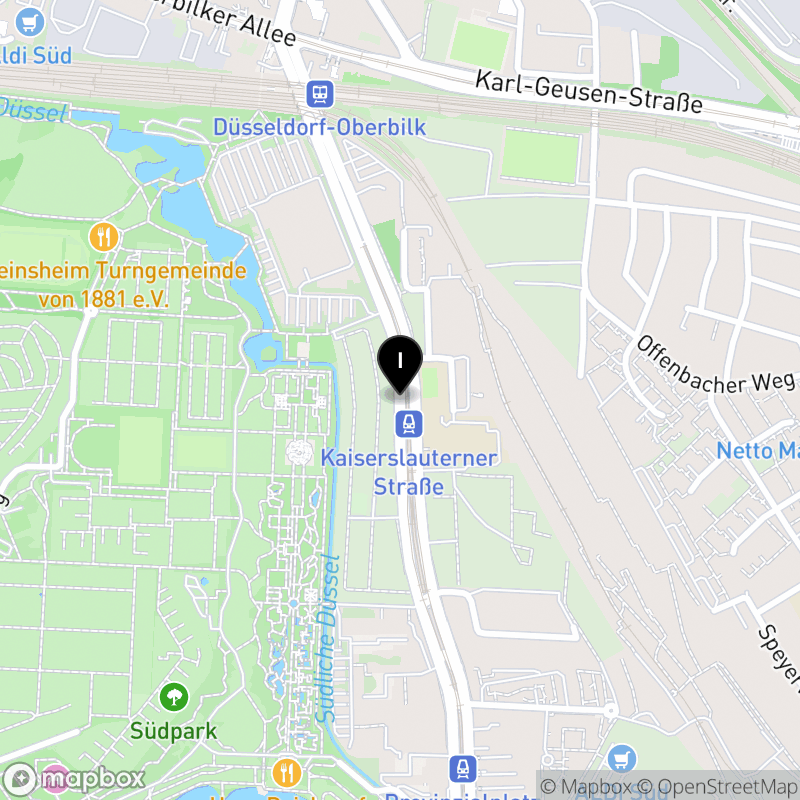 Kartenausschnitt:Elly-Heuss-Knapp-Schule Berufskolleg der Stadt Düsseldorf