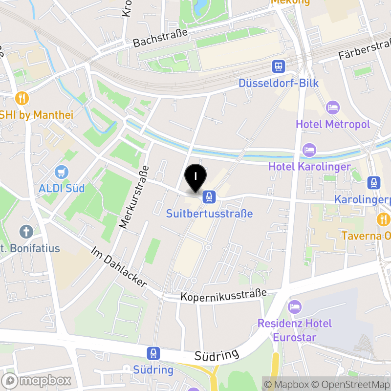 Kartenausschnitt:Max-Weber-Berufskolleg Städtische Schule für Wirtschaft und Verwaltung